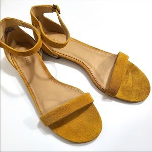 Soludos Marigold Ankle Strap Suede Capri Sandal